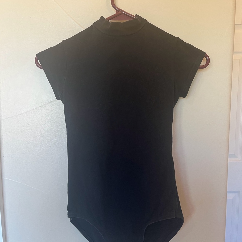 Black High Neck Mariia Leotard